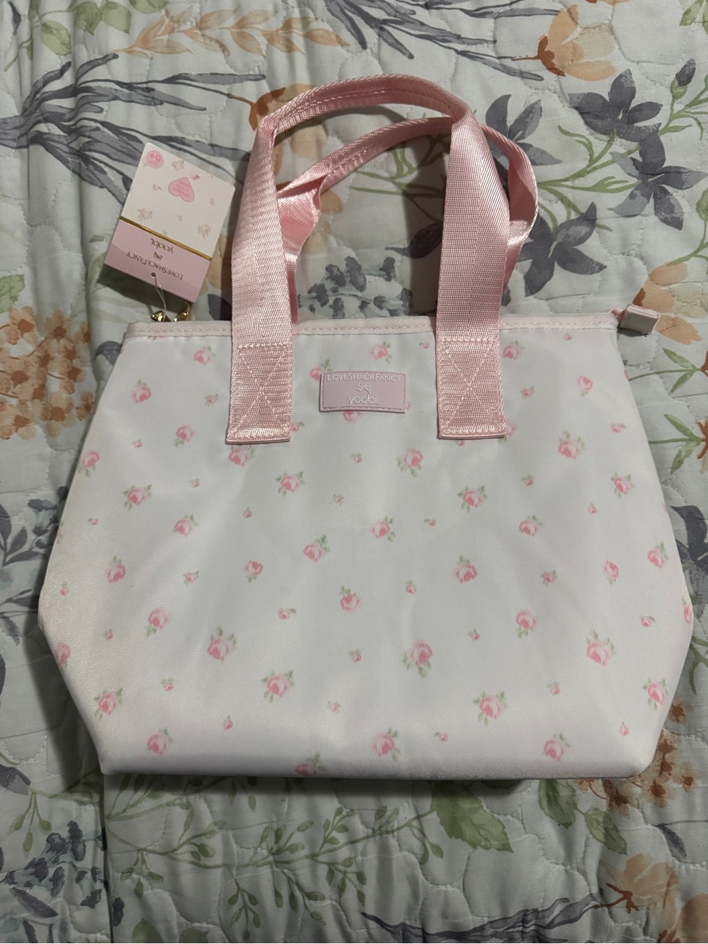 Pink Floral Mini Lunch Bag- Target (Yoobi) Collab with Love Shack Fancy